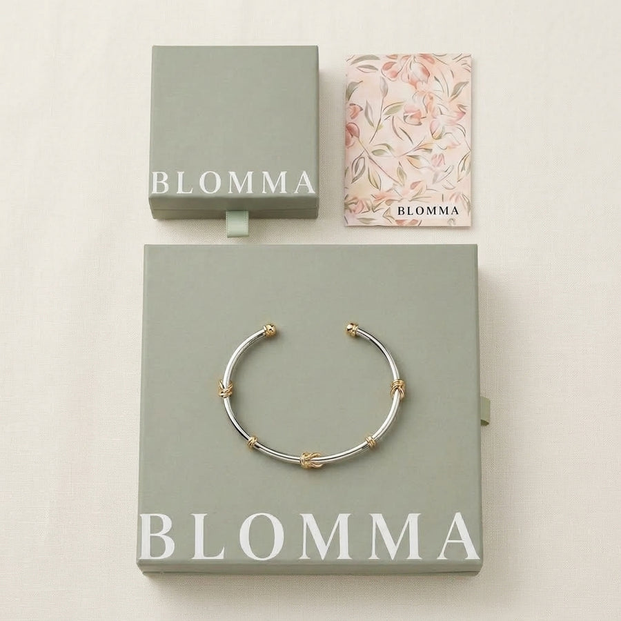 Coffret Cadeau Blomma avec Jonc Bi-Color