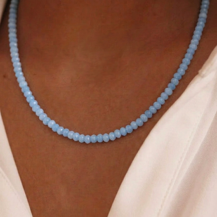 Collier Aventurine Bleu